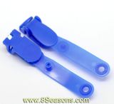 Blue ID Card Badge Clip Office Supplies 70mmx13mm (2 6/8