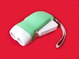 2 LED Hand Press Flashlight