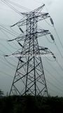 Electric Transmission Line Tower, Angular Lattice Power Steel Tower