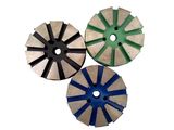 10 Beveled Diamond Segment Grinding Disc