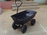 High Quality Four Wheel Tool Cart and Garden Trailer