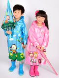 Fashion Kid Rain Jacket/ Raincoat for Students