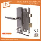 Aluminum Handle Iron Plate Mortise Lockset (9332)