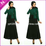 New Elegant Muslim Abaya Dress Blouse and Skirt