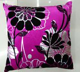 Metallic/Flock Printed Decorative Pillow Metallic Print Cushion (XPL-31)