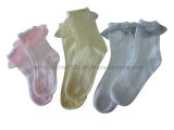 Lace Sock/Children Sock with Lace in Welt CS-40