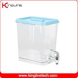 1 Gallon Square Plastic Water Jug Wholesale BPA Free with Spigot (KL-8021)