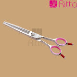 Convex Hair Thinning Scissors, Baber Scissors Made of Sus440c Stainless Steel
