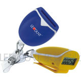 Multi-Function Pedometer with Retractable Cord for ID Badge (P1060)