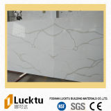 China Elegance Calacata White Quartz Stone for Kitchen Countertop