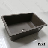 High Quality Coffee Brown Color Quartz Stone Kitchen Sink