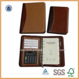 PU Leather Manager Folder with Calculator