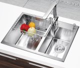 18 Guage Ss304 Stainless Steel Handmade Kitchenware Sink (YX845)