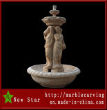 Feature Stone Carving Water Fountain for Garden Decoration (NS-1123)