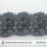 Black Scalloped Lace for Dresses (M2103)