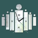 Acrylic Self Adhesive Sticker Wall Clock with Cute Shape