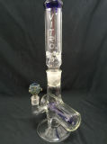 Enjoylife Newest 18'' Two Parts Duel Ice Pinch Inline Percolator Water Pipe