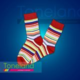 Women Multi-Striped Normal Socks (WNE0007)