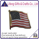 Wholesale Cheap Soft Enamel Gold American Flag Lapel Pins