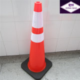 36 Inch 10lbs Black Base PVC Traffic Cone with CE (LZ-201D)