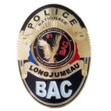Bac Police Badge with Removable Coin