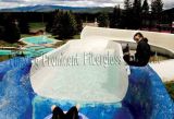 Fiberglass Wide Mat Ride Water Slide