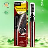 100% Grey Hair Cover Mascara Hair Dye with Light Brown