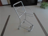 Supermarket Steel Basket Trolley