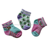 Fancy Polyester Baby Socks with Picot Welt Bs-101