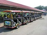 Colorful Park Train, Tour Train, Trackless Train