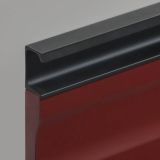 Guangdong Profiles Black Painted Extruded Aluminum Furniture Pull