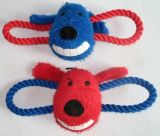 Pet Dog Product Plush Rope Squeaky Chew Pet Toy