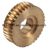 Custom Copper Worm Gear, Brass Pinion Gear, Small Brass Pinion Gear