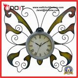 Art Home Decoration Wall Butterfly Metal Clocks