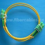 Duplex SM/APC OFNP Ft6 9/125 Fiber Zipcord (D9PC)