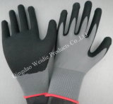 Latex Foam Coated Working Gloves (WF115-1)