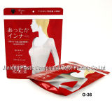 Stand up Plastic Garment Packaging Zipper Bag with Hanger