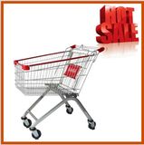 High Quality European Shopping Trolley 150L