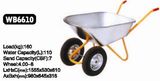 Double Wheels, Hand Truck, Trolley, Wheel Barrow (Wb6610)