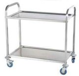 Stainless Steel Two-Layers Dining Cart