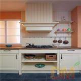 Modern White Lacquer Small Kitchen Idea for Tiny Home