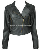 Lady Fashion PU Leather Jacket (CHNL-PUJT005) ,