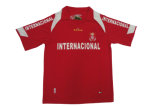 Printing Men's Football Polo T-Shirt for Sports (AG8AUG0813(R&W))