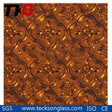 3-8mm Bronze Flora Patterned Glass