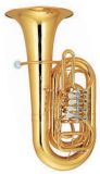 Gold Lacquer 4 Rotary Keys C Key Tuba