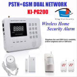 Home 99 Wireess Zone PSTN+GSM Wireless Alarm & Wireless Alarm System, Security Alarm Ki-Pg200