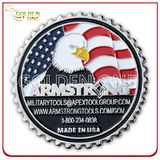 High Quality Nickel Plated Souvenir Custom Us Challenge Metal Coin