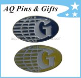 Oval Metal Souvenir Pin Badge in Enamel Badge (badge-050)