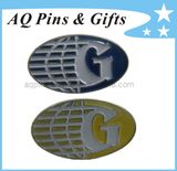 Oval Metal Souvenir Pin Badge in Enamel Badge (badge-050)