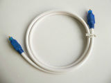 Male to Toslink Male Blue Interfaces Fiber Optical Wire